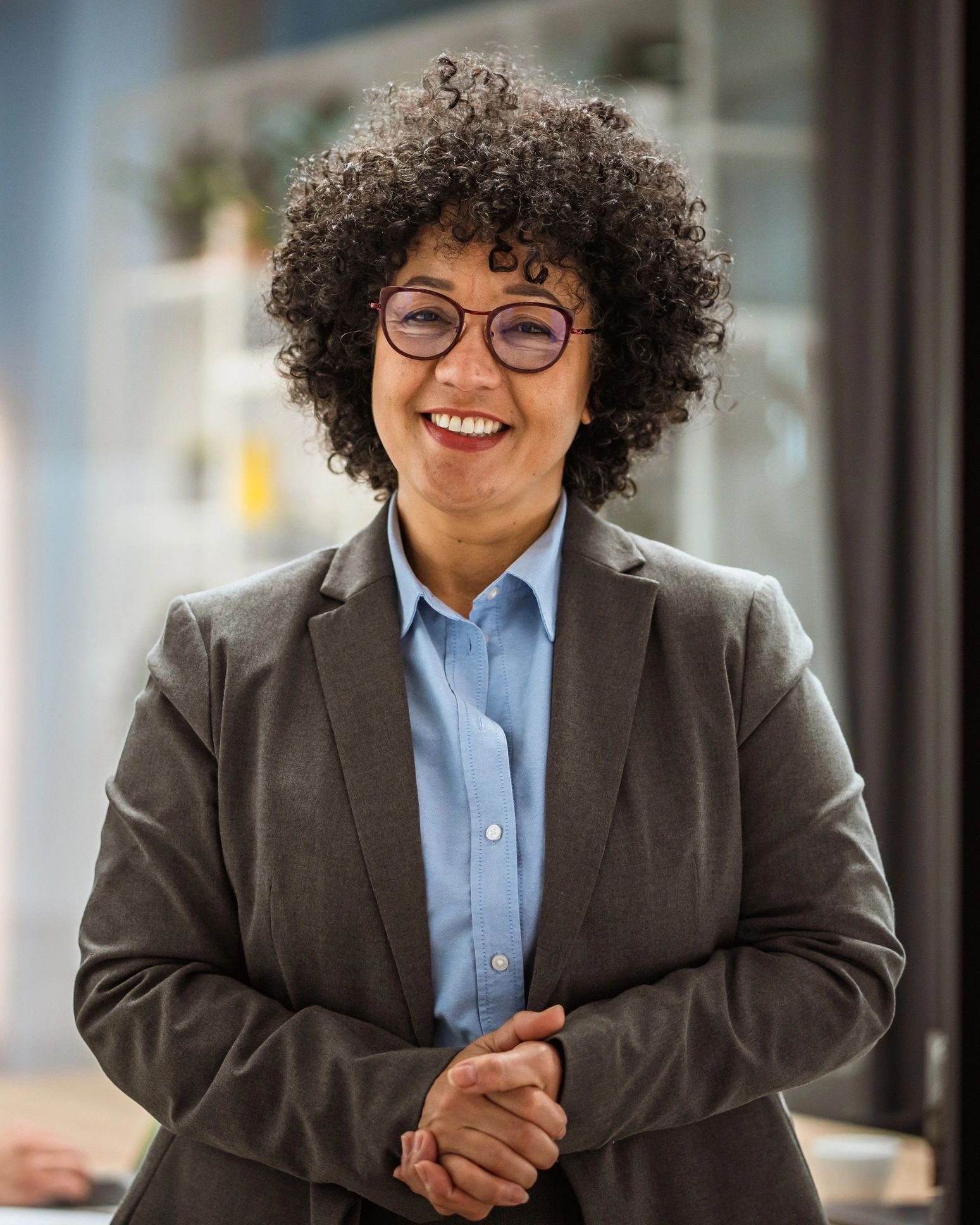 Professional insurance guidance team member portrait